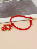 Go2boho Evil Eye Hamsa Fatima Hand Charm Bracelet