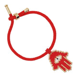 Go2boho Evil Eye Hamsa Fatima Hand Charm Bracelet
