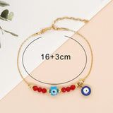 Go2boho Glazed Eye Bracelet Red Crystal Choker Jewelry Gift