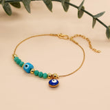 Go2boho Glazed Eye Bracelet Red Crystal Choker Jewelry Gift
