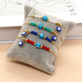 Go2boho Glazed Eye Bracelet Red Crystal Choker Jewelry Gift