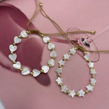 Go2boho Mother of Pearl Shell Bracelet Summer Bohemia Jewelry Bracelet