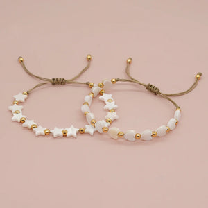 Go2boho Mother of Pearl Shell Bracelet Summer Bohemia Jewelry Bracelet
