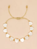 Go2boho Mother of Pearl Shell Bracelet Summer Bohemia Jewelry Bracelet