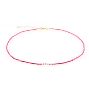 Boho Seed Bead Pearl Choker Necklace Summer Fashion