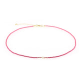 Boho Seed Bead Pearl Choker Necklace Summer Fashion