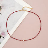 Boho Seed Bead Pearl Choker Necklace Summer Fashion