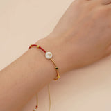 Go2boho Friendship Bracelets For Women Shell Letter A-Z Charm Summer Gift