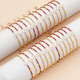 Go2boho Friendship Bracelets For Women Shell Letter A-Z Charm Summer Gift