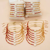 Go2boho Friendship Bracelets For Women Shell Letter A-Z Charm Summer Gift