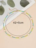 Boho Summer Choker Freshwater Pearl Necklace