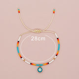Go2boho Evil Eye Charm Seed Bead Bracelet, Boho Jewelry