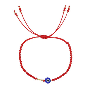 Go2boho Evil Eye Red Crystal Bracelet For Women