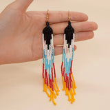 Go2boho Tassel Fringe Earrings Ethnic Beadwork Jewelry