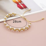 Minimalist Pearl Bead Bracelet, Summer Jewelry