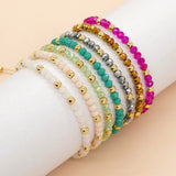 Go2boho Summer Bracelet Crystal Plated Bead Women Jewelry