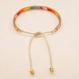 Adjustable Rope Girls Braided String Bracelet