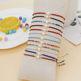 Go2boho Pearl Beaded Bracelet Boho Bohemia Jewelry Glass Beads Adjustable