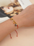 Red Friendship Bracelet Evil Eye Star Love Heart Charm Gift For Her