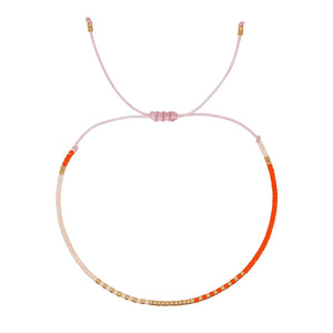 Go2boho Seed Beads Tiny Bracelets Adjustable Colorful Friendship Jewelry