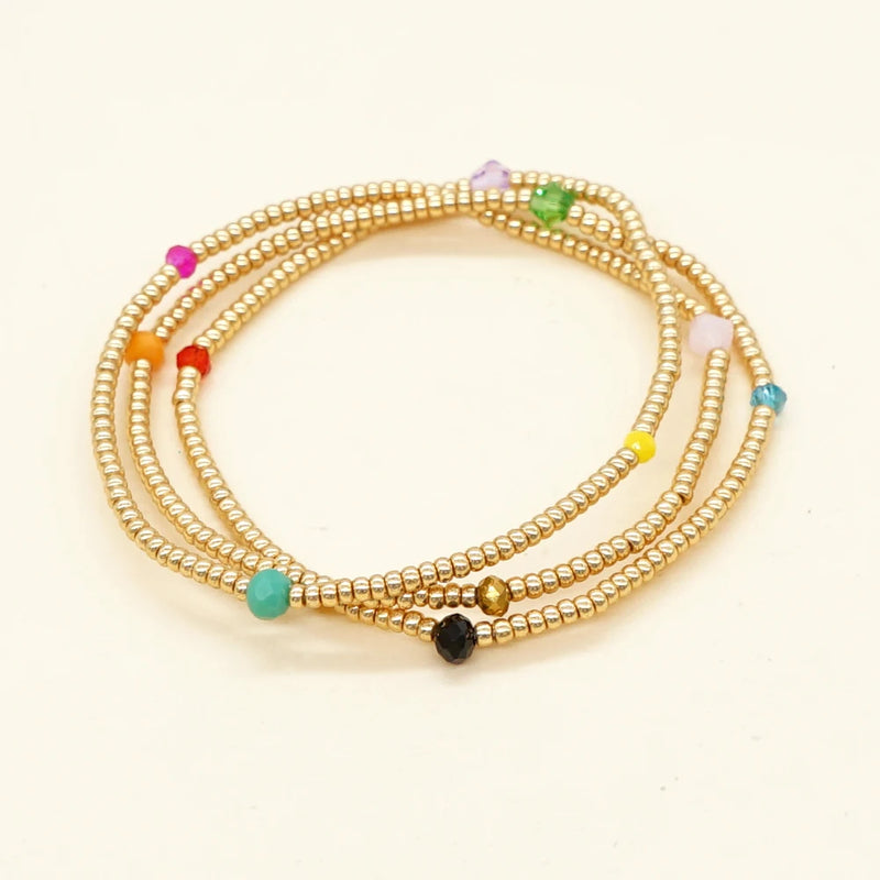 Go2boho Beaded Stacking Bracelets Birthstone Jewelry
