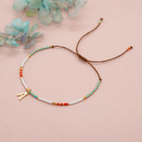Boho Beach Charm Bracelets - A-Z Plated - Women's Friendship Jewelry