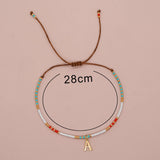 Boho Beach Charm Bracelets - A-Z Plated - Women's Friendship Jewelry