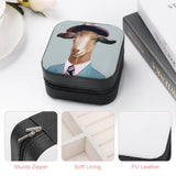Goat Jewelry Storage Box Square Earrings Ring Pendant Display