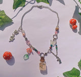 Goblincore Flower Jar Necklace | Fairycore Fairy Grunge