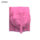Goddess Gypsum Flower Pot Silicone Mold Vase Cement Candle Holder