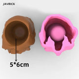 Goddess Gypsum Flower Pot Silicone Mold Vase Cement Candle Holder