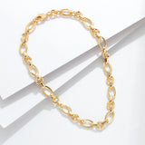 Gojomem Punk Chunky Chain Necklace for Women