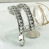Gokadima 8mm Stainless Steel Chains Bracelets Link