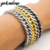 Gokadima Men Bracelet Stainless Steel Chain WB015