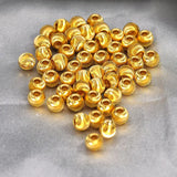 14K Round Ball Bead Necklace for Women Bride Wedding Engagement