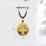 18K Enamel Phoenix Pendant Necklace for Women Fine Jewelry