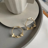 925 Silver Twisted Hoop Earring Butterfly Girls Gift