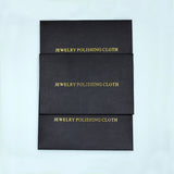 Silver Jewelry Polishing Cloth in Packaging
