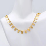 Bar Charm Chains, Rectangle 8x4mm, Necklace Chain Supplies (#LK-408)