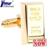Elegant Bar Cufflink Set - 2 Pairs