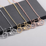 Bicycle Necklace Bike Jewelry Dainty Necklace