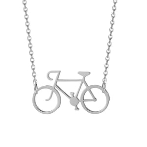 Bicycle Necklace Bike Jewelry Dainty Necklace