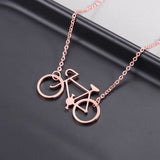 Bicycle Necklace Bike Jewelry Dainty Necklace
