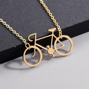 Bicycle Necklace Bike Jewelry Dainty Necklace