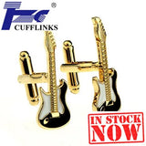 Guitar Cufflink Cuff Link 2 Pairs - Promotion