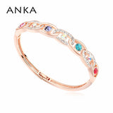 Rose Selma Rhinestone Bangle Hot Pulseiras Bracelets
