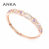 Rose Selma Rhinestone Bangle Hot Pulseiras Bracelets