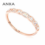 Rose Selma Rhinestone Bangle Hot Pulseiras Bracelets
