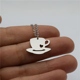 Chain Choker Little Heart Pendant Necklace Engagement Wedding Gift