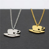 Chain Choker Little Heart Pendant Necklace Engagement Wedding Gift